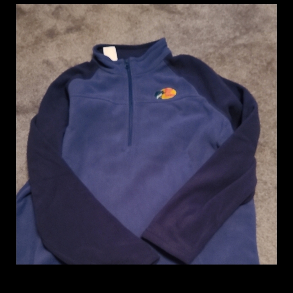 Navy Blue Half-Zip Sweater